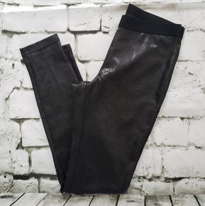 HUE Faux Leather Leggings, Sz Sm.